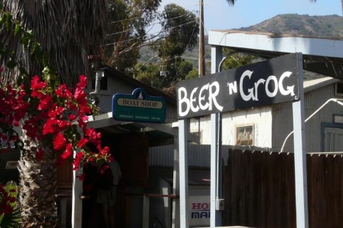 Ah yes  -  what is a port of call without a place for grog?