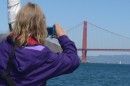 Kris gets a great shot of the Golden Gate Bridge.
