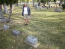 Bob, his mother Loraine and his sister Nancy traveled from Lancaster, PA, to the Fulton family plot in Oshkosh