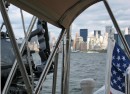 After crashing down the East River at over 11 knots, Manhattan is in our rear view mirror.