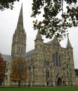 . . . home to Salisbury Cathedral, outwardly magnificent . . . 