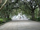 Forsythe Park, covering thirty acres on the North side of Savannah