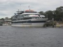 The excursion boat we saw the day before, tied up and awaiting her next load of gaming passengers.