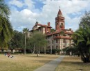 Flagler College, named for the co-founder of Standard Oil, has dorms and classroom buildings throughout St. Augustine