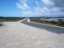 New road, out to the Bahamian Defense Force Base, Ragged Island