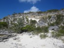 Another steep bluff on Hog Cay