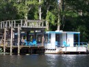 The local yacht club on the edge of Caddo lake in Uncertain, Texas