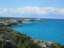 Exuma Sound from the hills on Warderick Wells.
