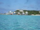 The cabins at the Staniel Cay Yacht Club.