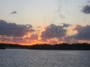 Sunrise at Hawksbill Cay.