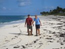 Bud, Jill & Fuzzy on the Beach, Man-O-War Cay