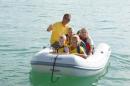 Dinghy Rides: Always a highlight of the trip for grandpa and the grandkids