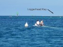 A dinghy trip to Loggerhead Key.  Smooth ride there and a very wet ride back!