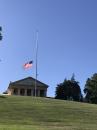 Arlington Cemetery: Flag at half-mast in memory of the lives lost during the Las Vegas attack
