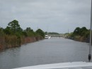 the fresh water canal leading to 
Charlotte Harbor Boat yard