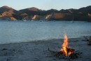 beach fire with other Seawind owners