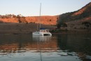 Our first anchorage, cat harbor, Catalina Island