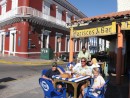 IMG_0522: Enjoying lunch at a corner cafe in Olas Altas, Old Town Mazatlan