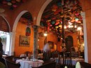 IMG_0545: the dining room of our hotel in El Fuerte, Posada del Hidalgo