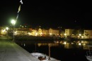 Lights around the port of Sali