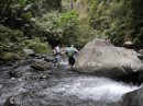 River crossing on the way to waterfall