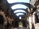 Inside the cathedral at the fort