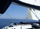 Sailing from Lastovo to Mljet