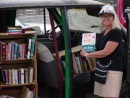 Open air library in La Cruz