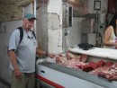 Shopping in the open meat market. No we didn