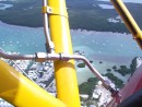 Flying at about 900 feet over Marathon.