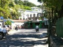 Street scene in Cruz Bay on St. John