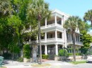 Many of the Charleston homes had porches, which they call piazzas, to help shade the homes as well as catch the breeze.