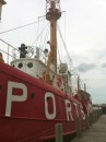 We walked around the decommissioned lightship the Portsmouth, at a dock in Portsmouth.