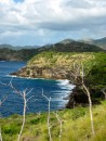 The southern coast of Antigua was quite steep and dramatic