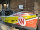 This rowboat 4 times crossed the Atlantic, under different names and rowers