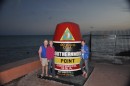 We visit the Southernmost point marker.