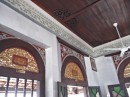 Eclectic ceiling detail in the mosque