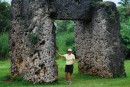 "Stonehenge" in Nukualofa. Some cosmic inscriptions were to be seen on the top of the arch, including markers of the summer and winter equinoxes, as well as the more simplistic and bawdy ones. 
