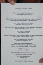 The degustation menu at Darley
