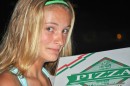 Whitney loves pizza