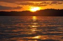 Sunset on Bahia Culebra (Snake Bay) oooh!