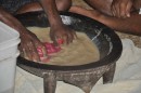 Rinsing the water thru the Kava root