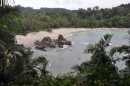 one of the several beautiful beaches at Manuel Antonio