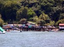 The only wharf at Bahia Ballena