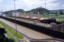 The Panama canal Miraflores Lock