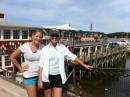 Katie & Dede waterfront Bar Harbor 082411