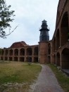 Old lighthouse at Fort Jefferson