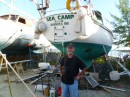 Bud and his boat Sea Camp