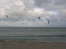Kite surfers at Ft. Pierce