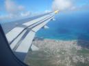 Our first view of Cuba: Our plane could hold 139. There were only 26 people on board